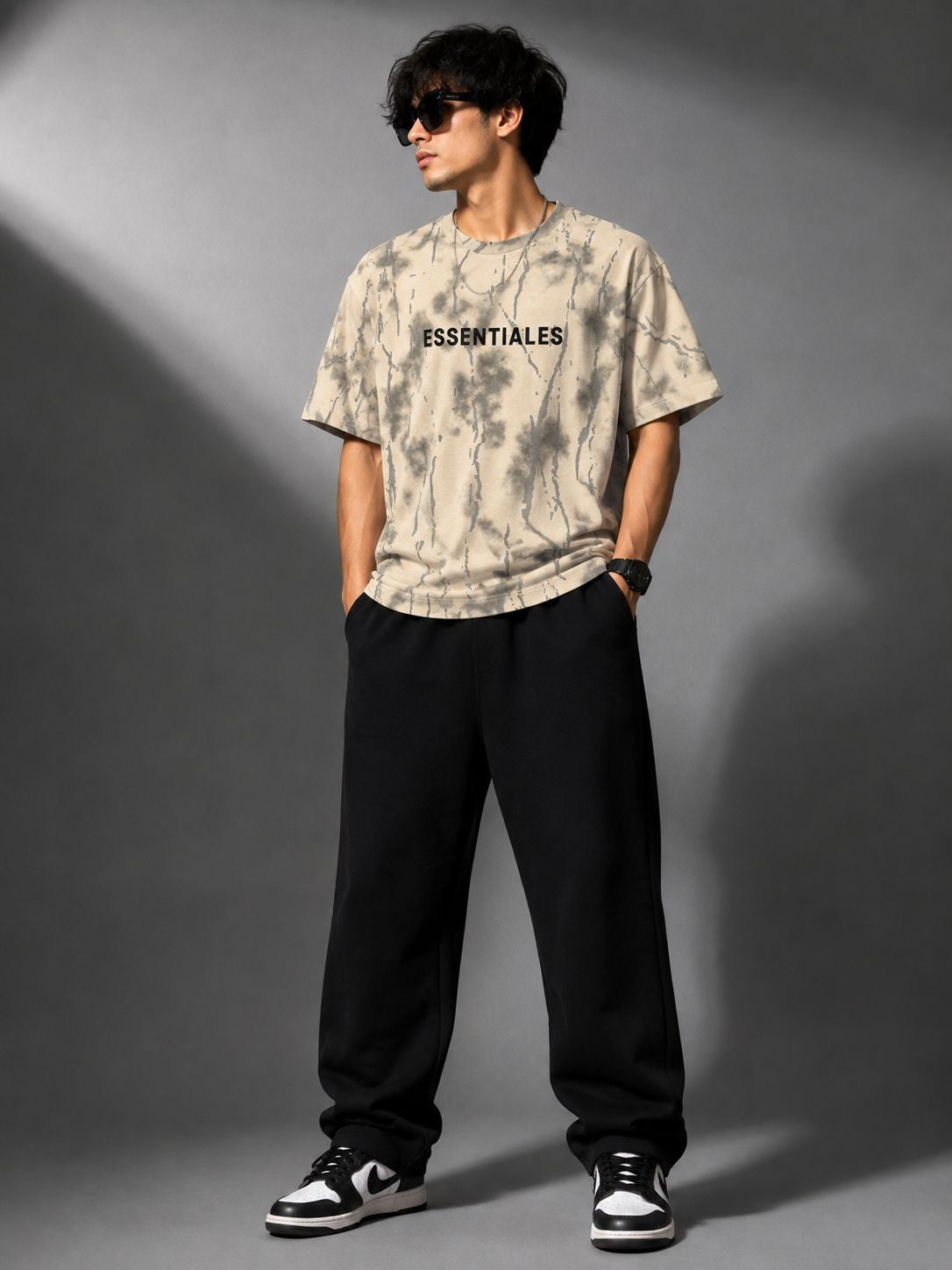 Down shoulder shirt