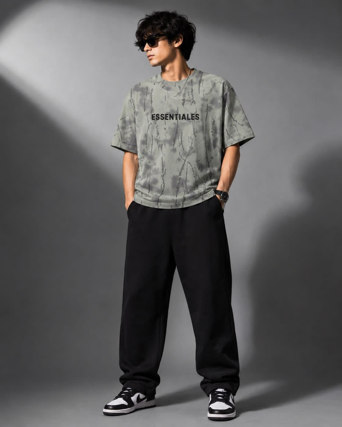 Down shoulder shirt