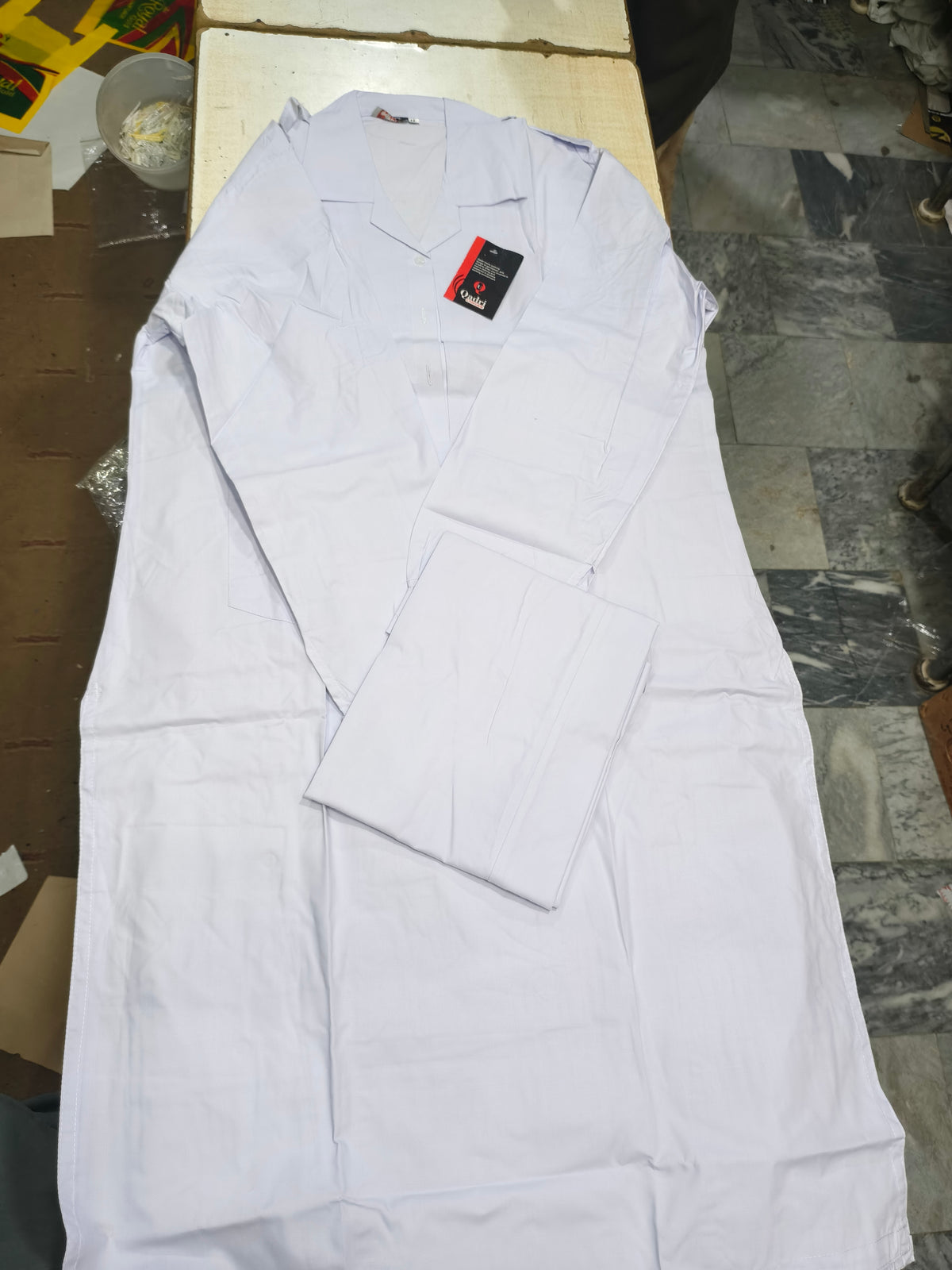 Girls white suit